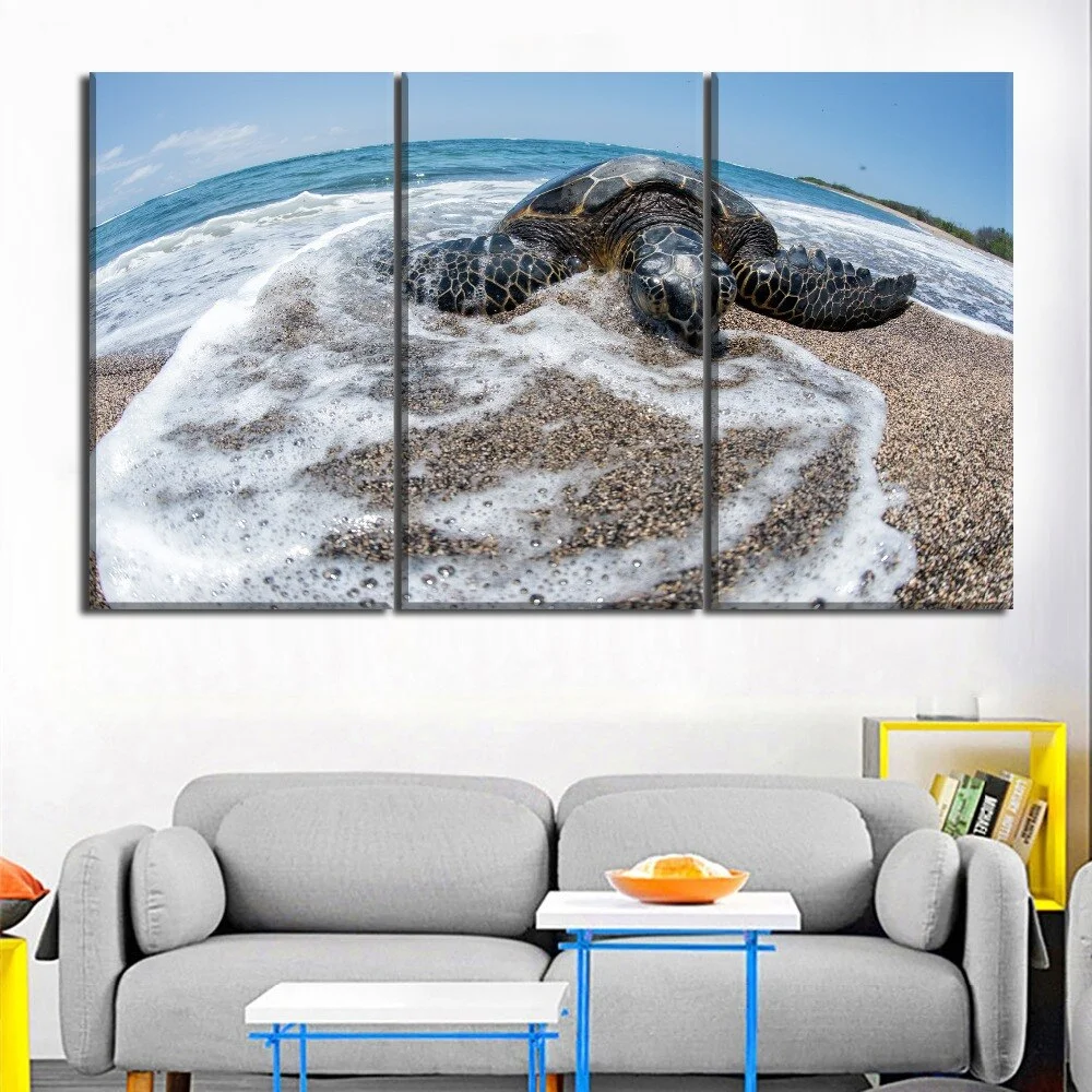 Tableau Tortue - Rivage – Image 6