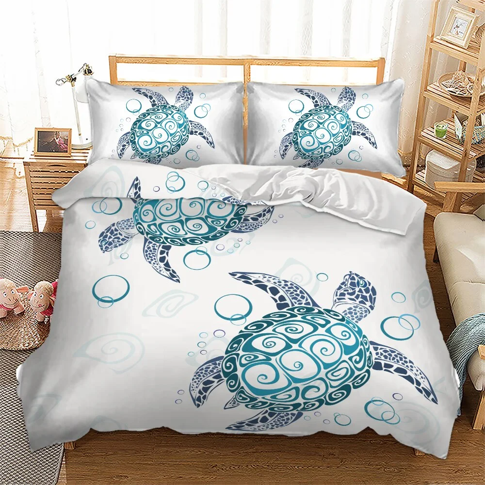 Housse de Couette Tortue 1-2 Personnes