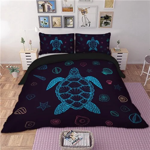 Détails de la Housse de Couette Tortue