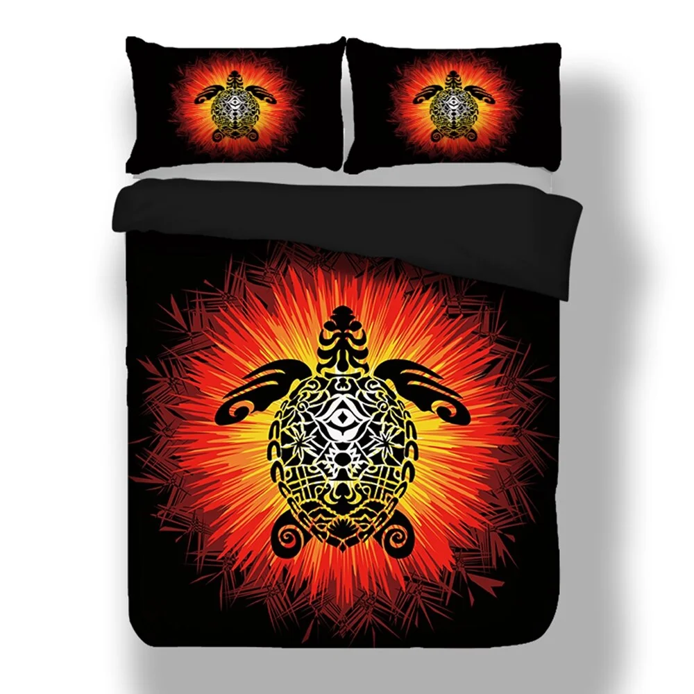 Housse de Couette Tortue Illumination en Détail