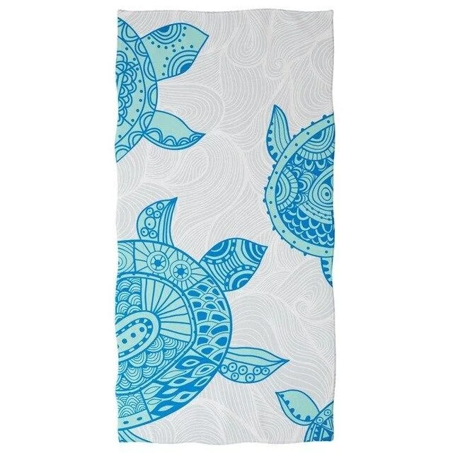Serviette de plage Tortue Skyblue