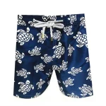 Short de bain Tortue Enfant - Bleu