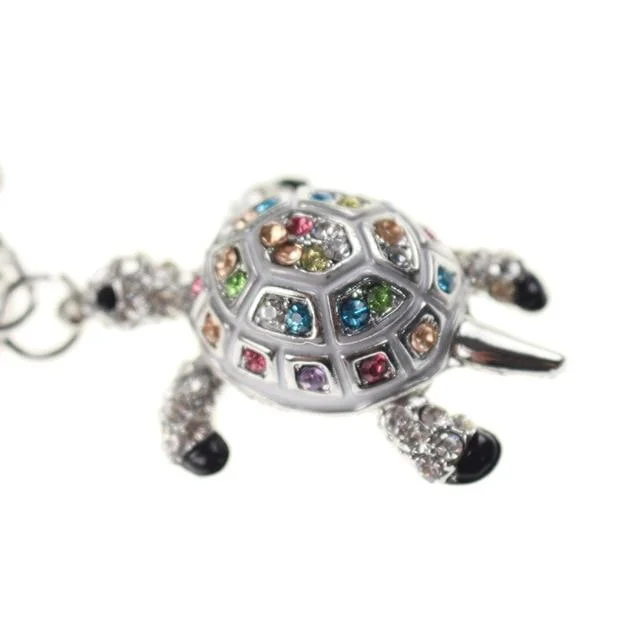 Porte-Clé Tortue Ovale en Détail