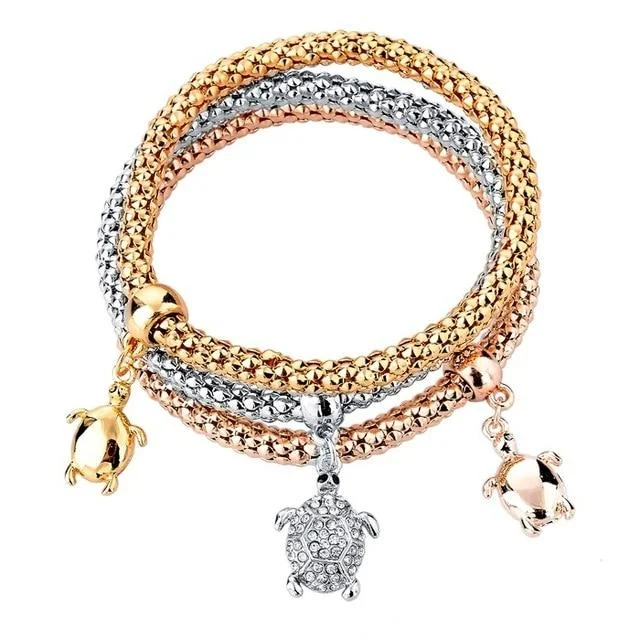 Set de 3 Bracelets Tortue – Image 2