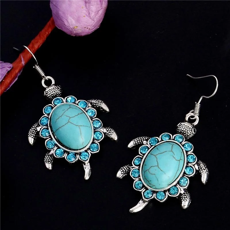Boucles d'oreilles Tortue - Accessoire de mode
