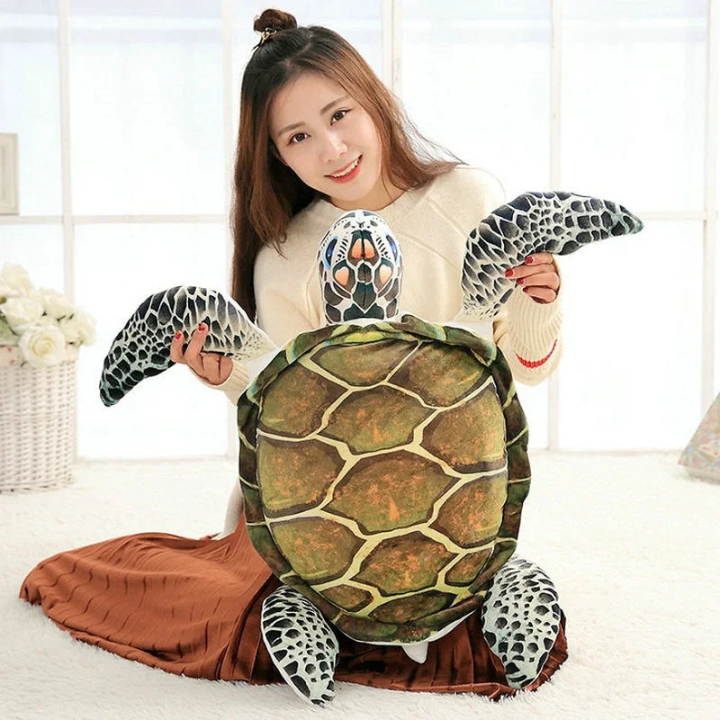 Peluche Tortue Grise en Câlin