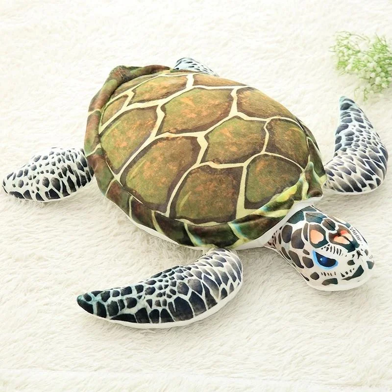 Peluche Tortue Grise - 40-60 cm – Image 3