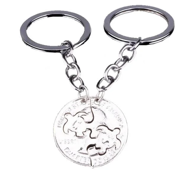 Porte-clé tortue d'amitié
