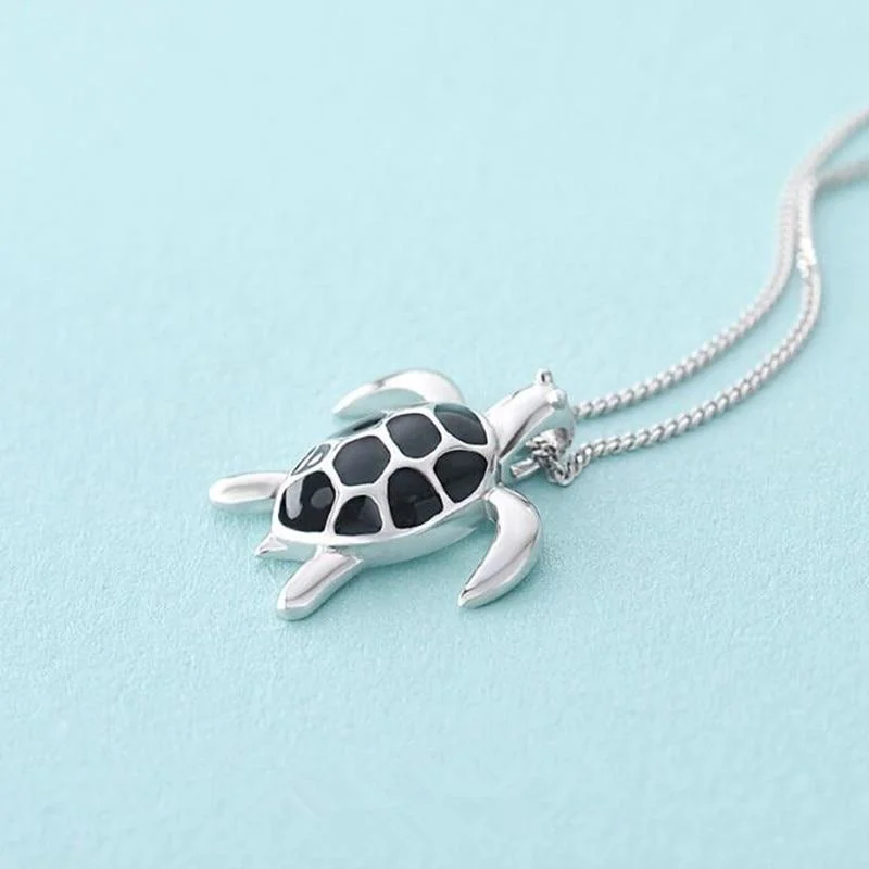Détails du Pendentif Tortue - Carapace Noir