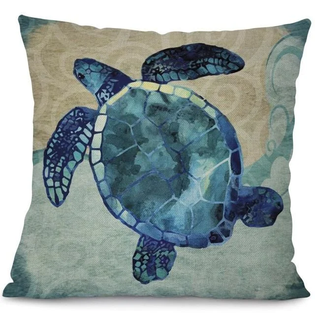 Housse Coussin Tortue Old Style