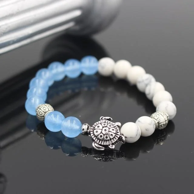 Bracelet Tortue Pierre - Bicolore