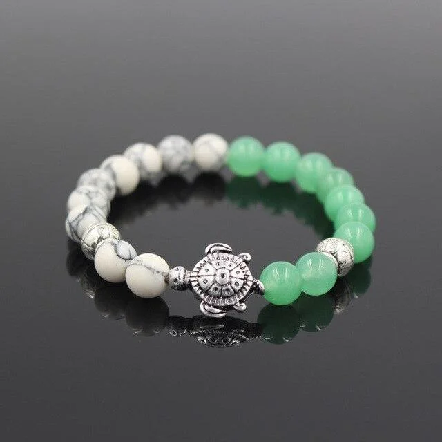 Bracelet Tortue Pierre - Bicolore