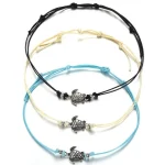 Set de 3 Bracelets Cheville Tortue