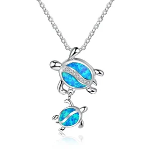 Pendentif Tortue Turquoise - Mom & Son