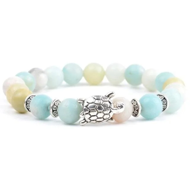 Bracelet Tortue Pierre Natural