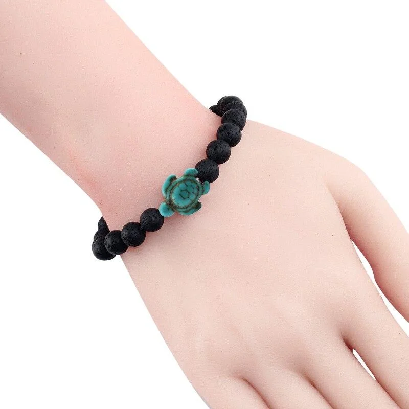 Détails du Bracelet Tortue Pierre - Blackstone