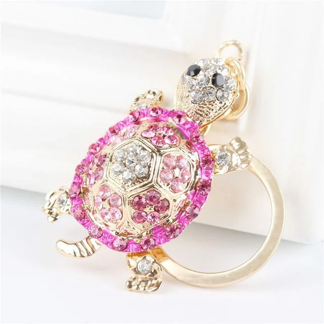 Porte-clé Tortue en Strass Lifestyle