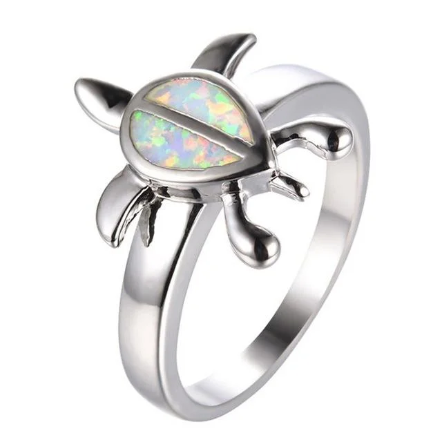 Bague Tortue - Line (Acier)