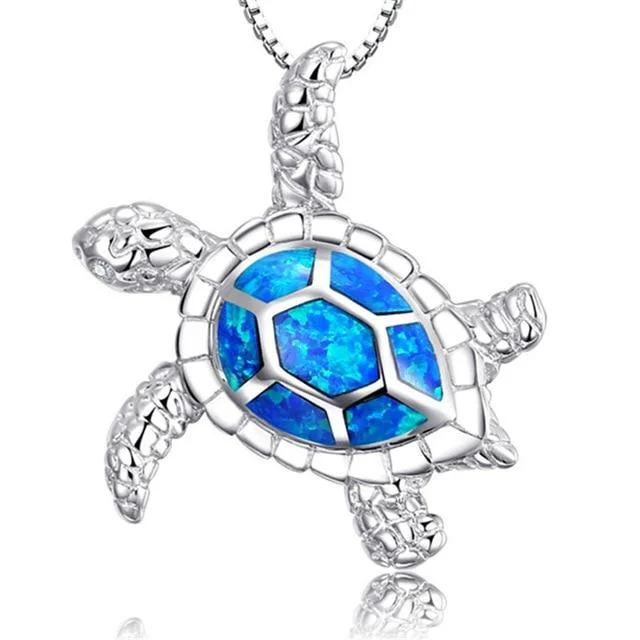 Pendentif Tortue - Feu Ardent