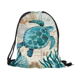 Sac Tortue à Cordon - Vintage