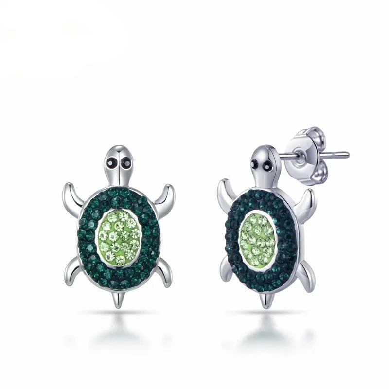 Boucles d'oreilles Tortue Captivante