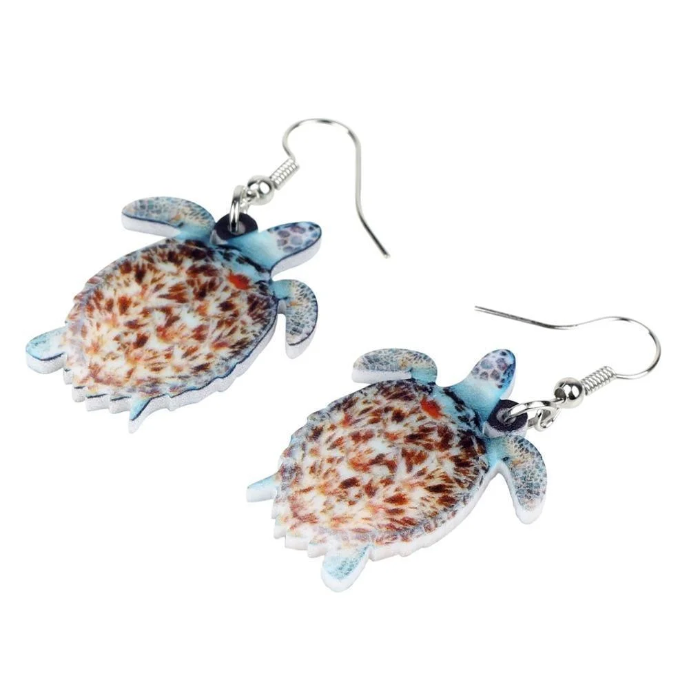 Boucles d'oreilles tortue