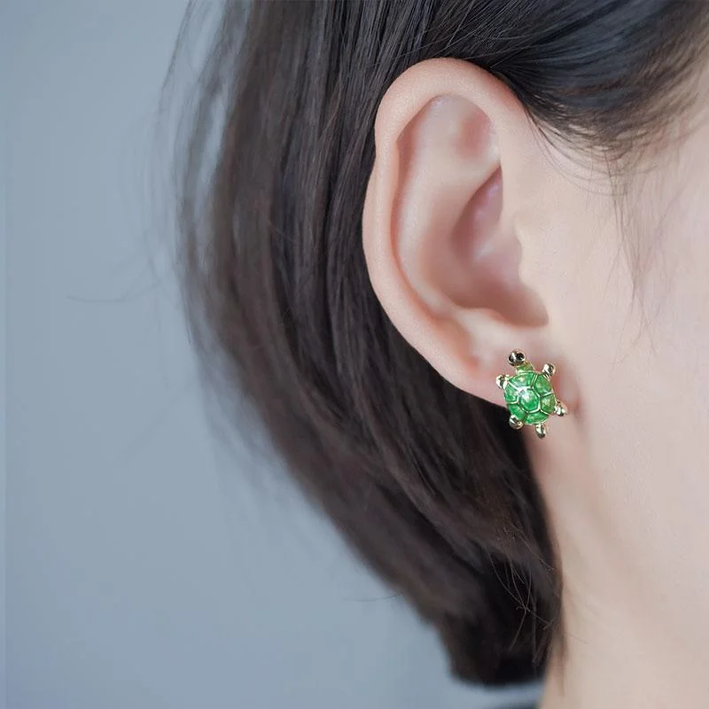 Détails des Boucles d'oreilles Tortue Cuty
