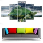 Tableau Tortue - Tempête sur la Colline