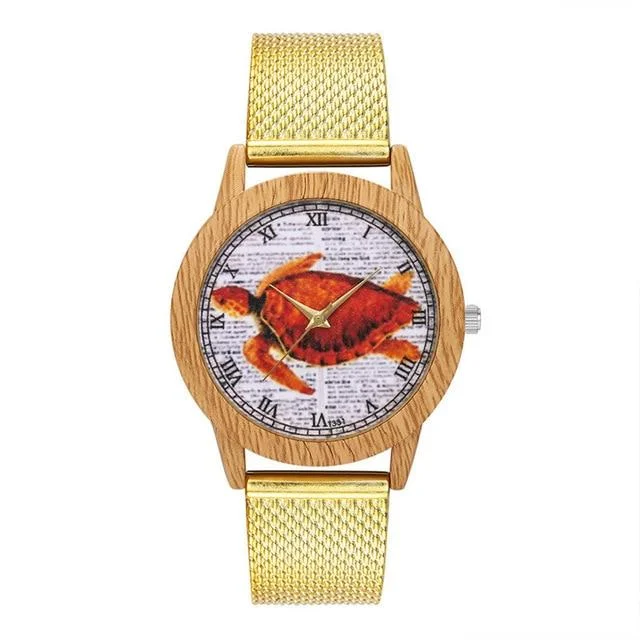 Montre Cadran Tortue - Fashionista