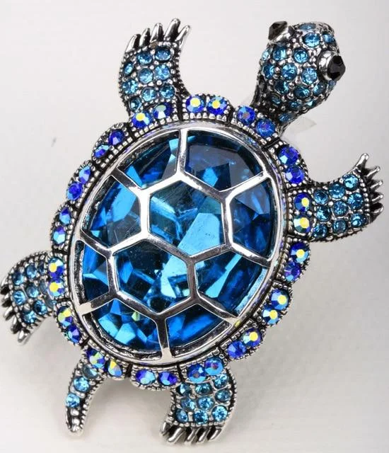 Bague Forme de Tortue - Large (Acier)