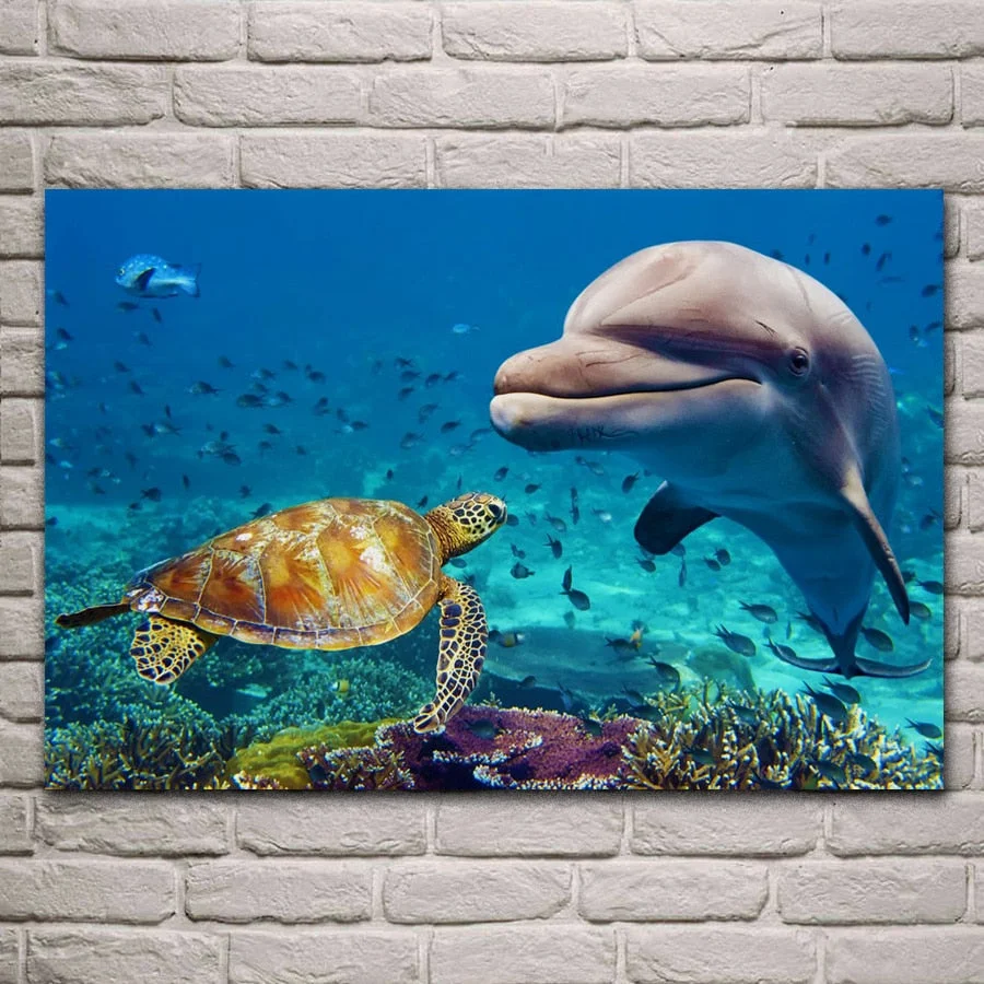 Tableau Tortue - Discussion entre Amis – Image 2