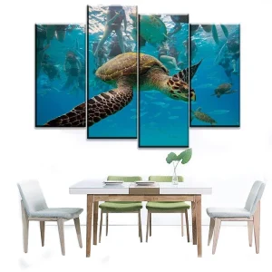 Tableau Tortue - Plongée