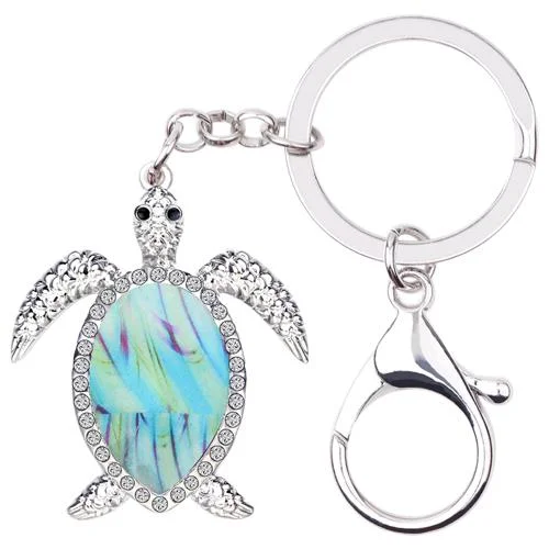 Porte-clé Tortue à Motif