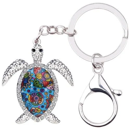 Porte-clé Tortue à Motif unique