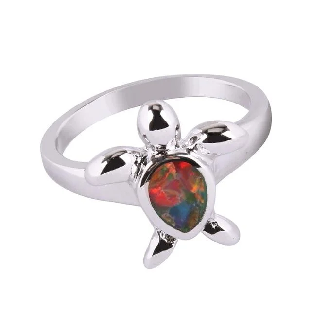 Bague Tortue en Argent