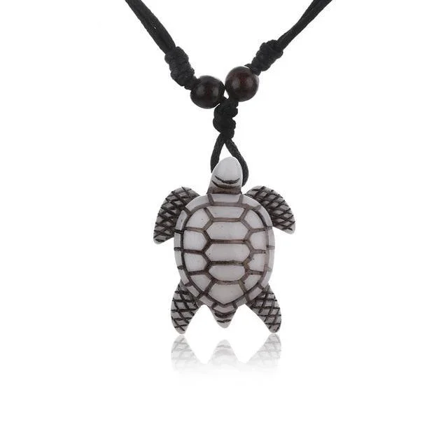Collier Tortue Bois - Hawaïen