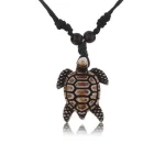 Collier Tortue Bois - Hawaïen