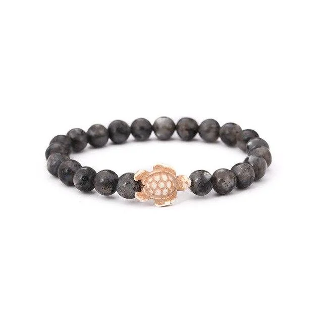 Bracelet Tortue Pierre - Summer en situation