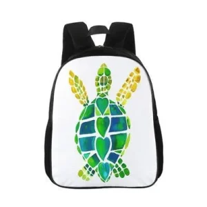 Sac à Dos Tortue - Cœurs verdoyants