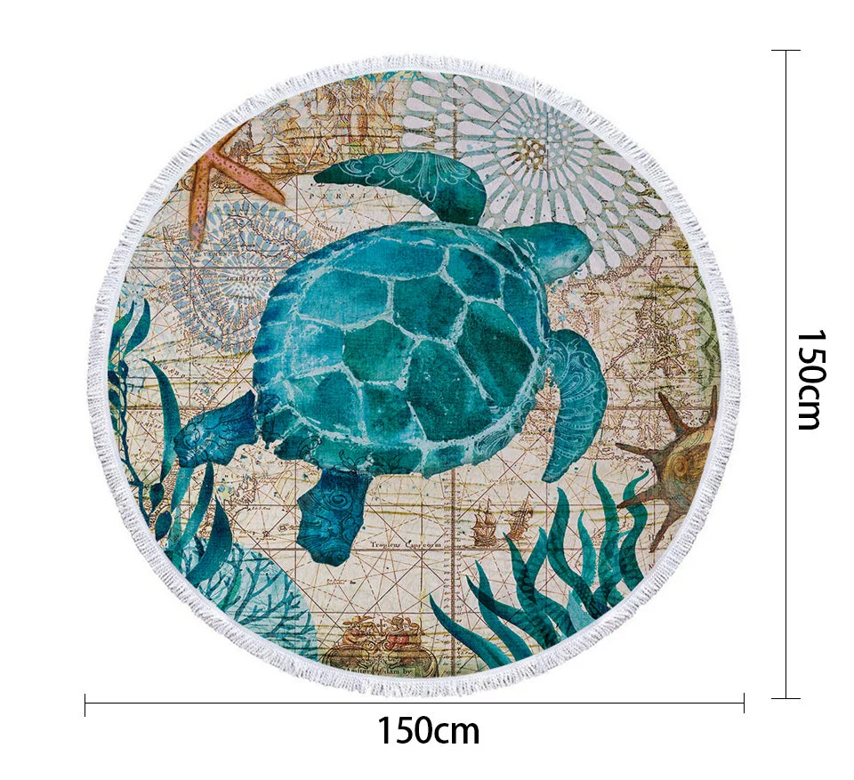Dimensions de la Serviette Ronde