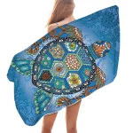 Serviette de Plage Motif Tortue