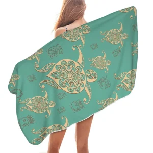 Drap de Plage Tortue - Maya
