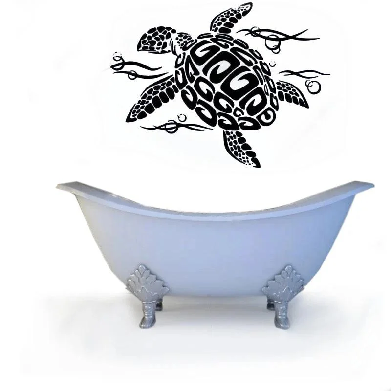 Sticker Tortue Vagues