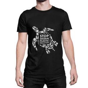 T-shirt Tortue - Stop Pollution