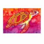 Tableau Tortue - Pastel