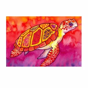 Tableau Tortue - Pastel