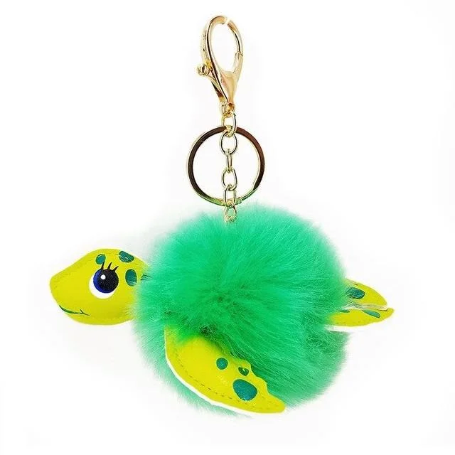 Porte-clé Tortue en Feutrine